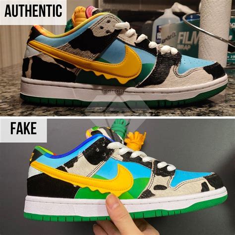 nike sb ben and jerry fake